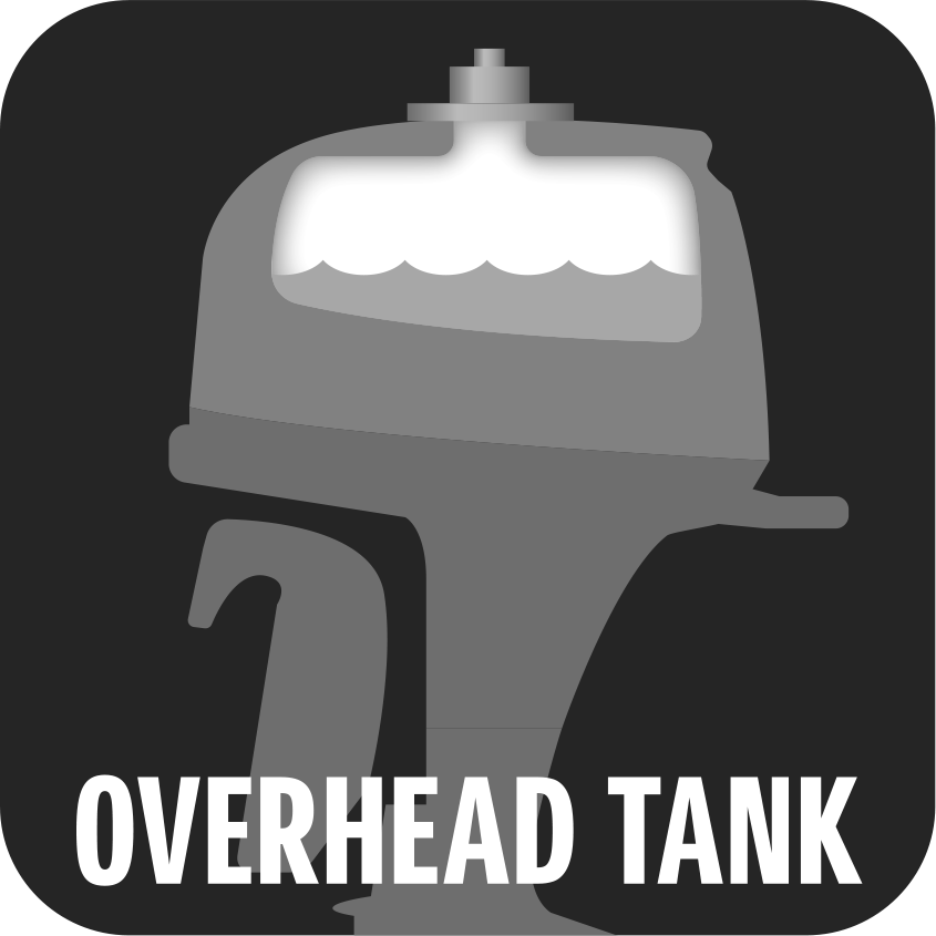 Overhead tank