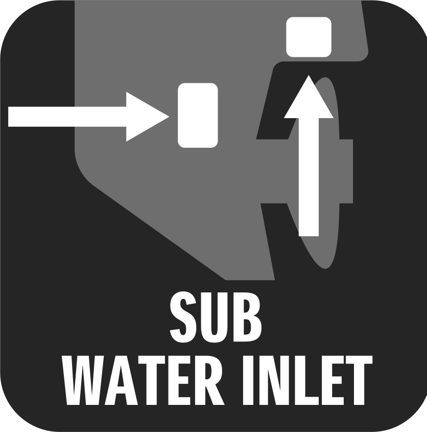 Sub water inlet