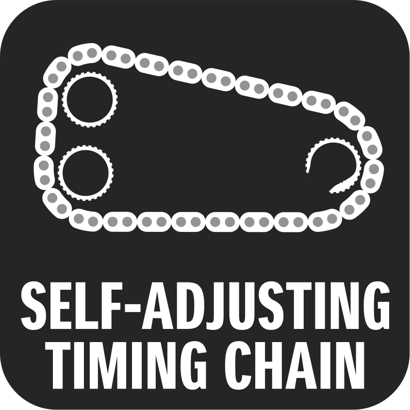 Self-adjusting timing chain